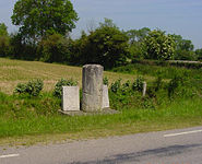 This little Memorial marks the Battlefield