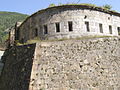 Murus fortificationis Austriacae Franzensfeste circa annum 1835 in vico Francisci Oppidum apud viam transitus Brenneri constructae.