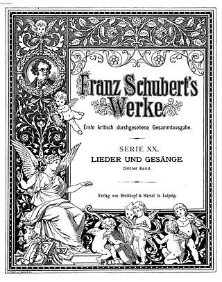 <span class="mw-page-title-main">Franz Schubert's Works</span>