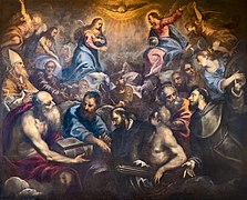 La gloria del paradiso - Basilica di Santa Maria Gloriosa dei Frari- Venice - The glory of heaven by Andrea Vicentino