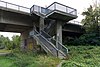 Freudenauer Hafenbrücke, Stiege Alberner Hafen Zufahrtsstraße