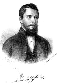 Barabás Miklós litográfiája 1853