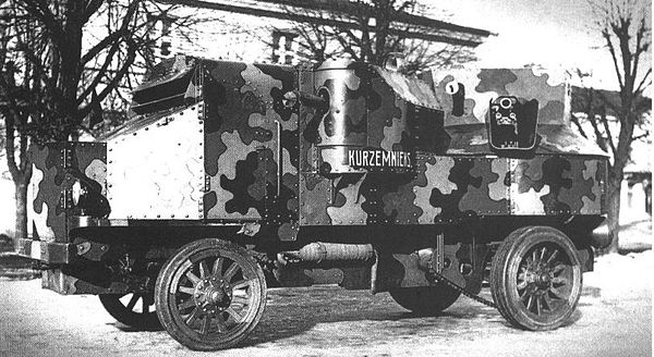 Latvian Army Garford-Putilov armored car "Kurzemnieks", 1920s