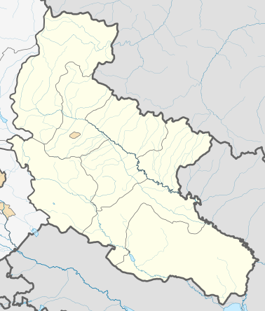 Location map Хъырцей Къахъетиэ