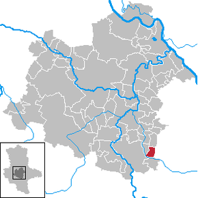 Location of Gerlebogk within Salzlandkreis