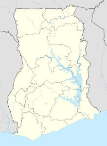 Mapa: Ghana