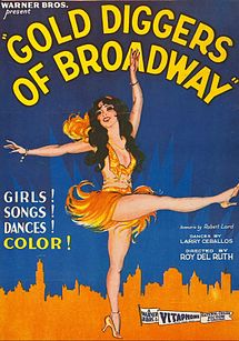 Gold Diggers of Broadway (1929), the third Warner Bros. film shot in Technicolor, is a "partially lost film" GoldDiggersBroadway2.jpg