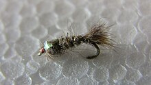 Gold gerippte Haare Ohrforelle fly.JPG