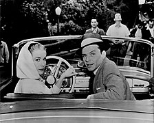 Avec Grace Kelly dans le film Haute Société (1956)