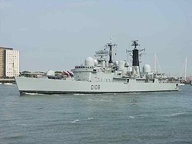 Suuntaa-antava kuva tuotteesta HMS Cardiff (D108)