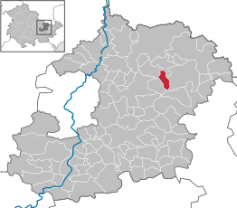 Kaart van Hainspitz