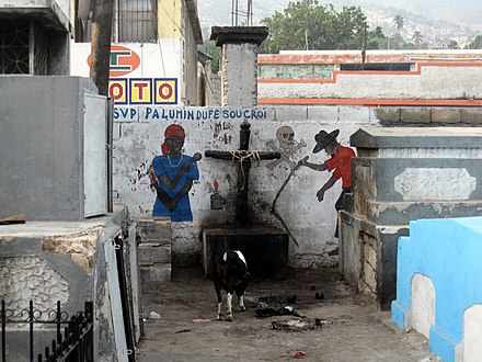 Voodoo shrine in Port-au-Prince