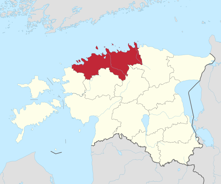 File:Harju County in Estonia.svg