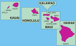 Miniatura per Llista de comtats de Hawaii