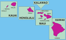 An enlargeable map of the five counties of the state of Hawai`i Hawaii map new.png