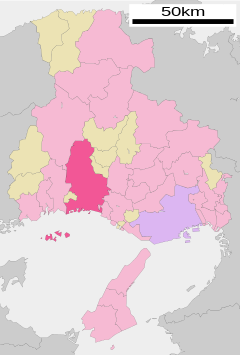 Himeji in Hyogo Prefecture Ja.svg
