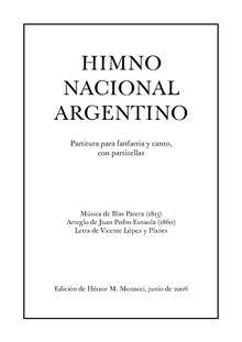 Himno Nacional Argentino. Partitura para fanfarria..pdf