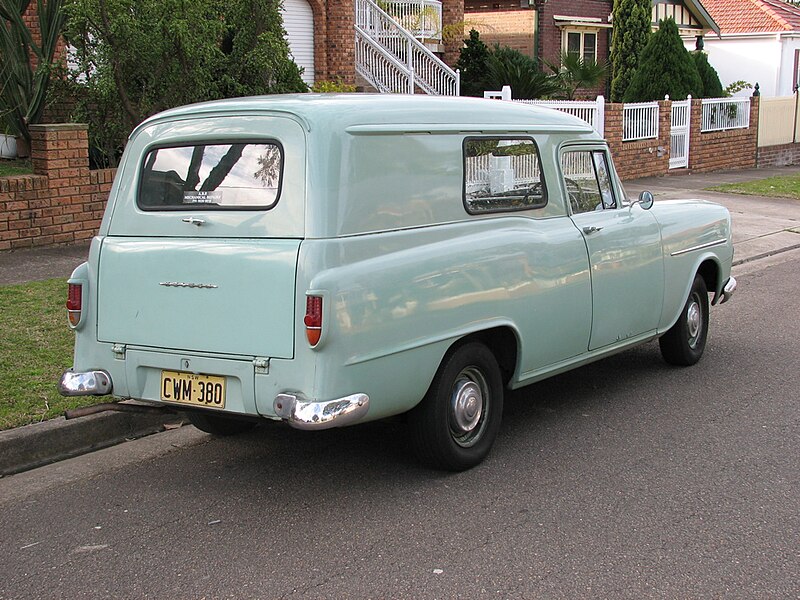 File:Holden EK 1961 Panel Van Model 2104 Pittwater Green.jpg