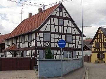 casa de entramado de madera