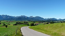 Hopferau gledano sa sjevera