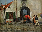 Utanför hamnfogdekontoret （1875年）