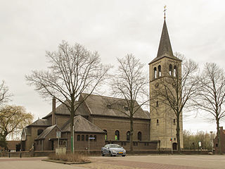 Hunsel Village in Limburg, Netherlands
