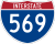 Interstate 569 markør
