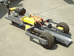 Towbarless tractor for smaller aircraft