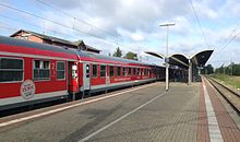 IRE Berlin–Hamburg am Bahnhof Salzwedel, August 2014.