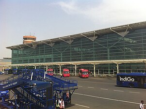 Flypass-siden av Terminal 1D