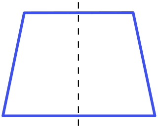 Isosceles trapezoid Trapezoid symmetrical about an axis