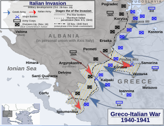 <span class="mw-page-title-main">Battle of Pindus</span> Battle in the Pindus Mountains in 1940