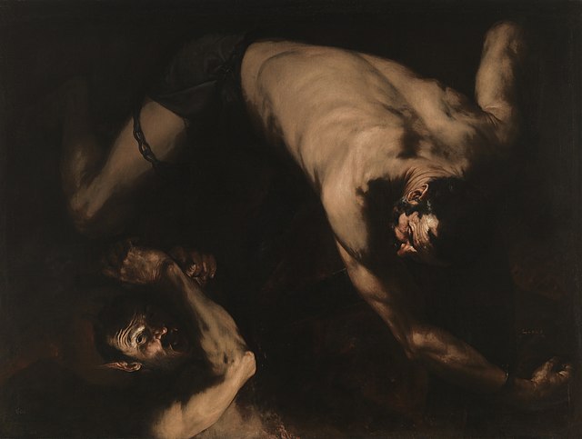 José Ribera's grittily realistic Ixion, 1632 (Museo del Prado).