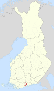 Järvenpää – Localizzazione