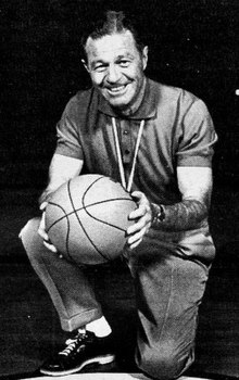 Jack Gardner was head coach of the Utes for 18 seasons (1953-1971) and finished with a record of 333-154. Jack Gardner 1967.jpeg