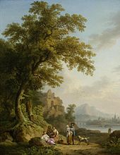 Blick auf das Château Gaillard und die Seine (1767)