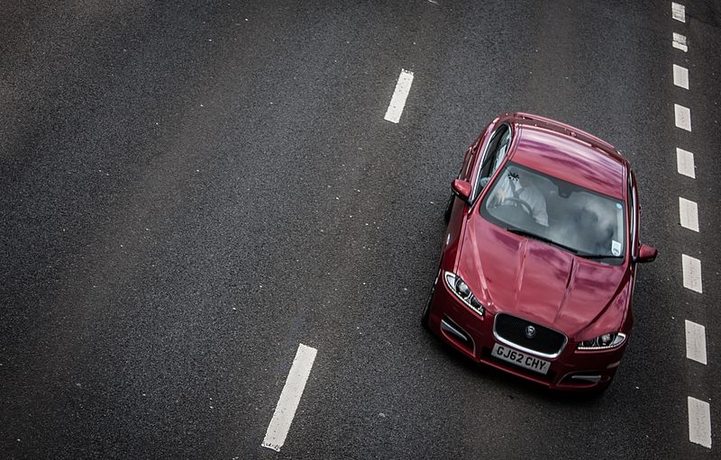 File:Jaguar XF on the M8 (9207697028).jpg