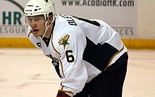 Oleksiak with the Texas Stars in February 2013. Jamie Oleksiak - Texas Stars.jpg