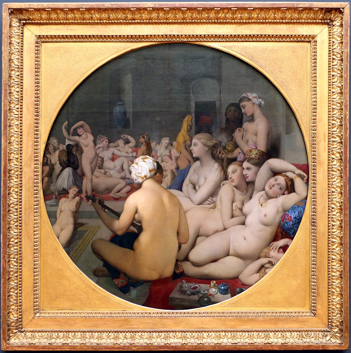 Bt Diffusion Bagno Turco.File Jean Auguste Dominique Ingres Il Bagno Turco 1852 59 Poi 1862 01 Jpg Wikimedia Commons