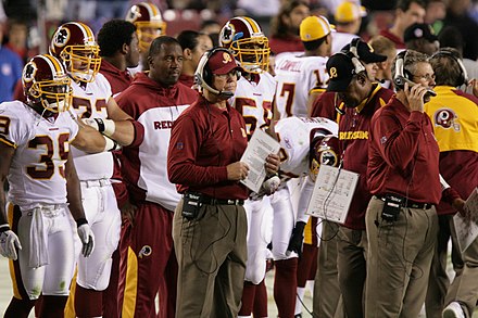 Gibbs as head coach of the Redskins, 2006