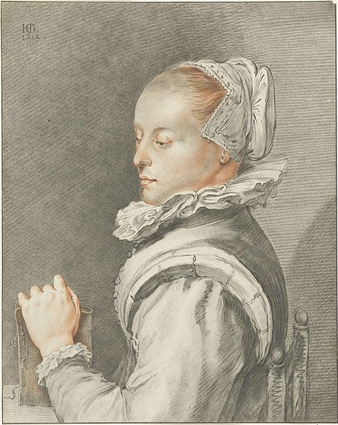 File:Johannes Körnlein - portrait of Maria Tesselschade Visscher.jpg