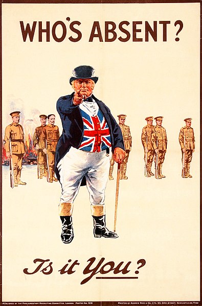 John Bull in his World War I iteration. Arbuthnot's character became an enduring symbol for the United Kingdom.