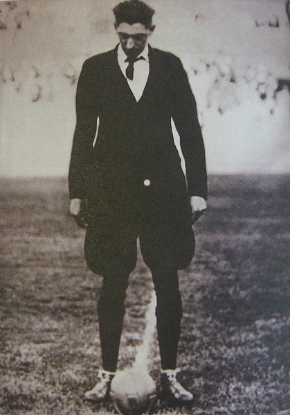 John Langenus refereeing the first World Cup final in 1930