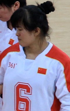 Ju Zhen Kadınlar gol topu 2012 Paralimpik (kırpılmış) .jpg