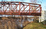 Brücke bei Günthersdorf, im Hintergrund die Brücke der A 9