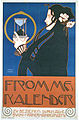 Poster for 'Frommes Kalender', 1899, color lithograph
