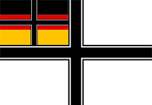 Tischflagge Deutschland Kaiserliche Marine Reichskriegsflagge RKF