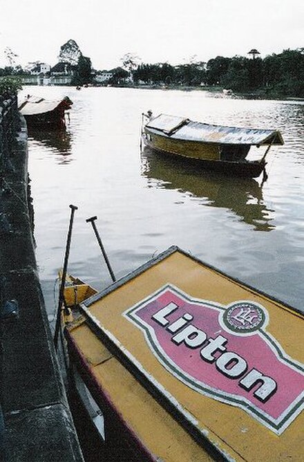 Tambangs or river taxis provide easy and cheap transport across the Sarawak River in the heart of Kuching.