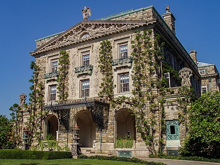 Kykuit in Westchester County, New York, where Rockefeller spent his retirement. It has been home to four generations of the Rockefeller family.