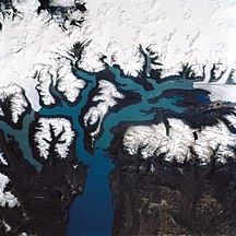 Partial satellite view of the park